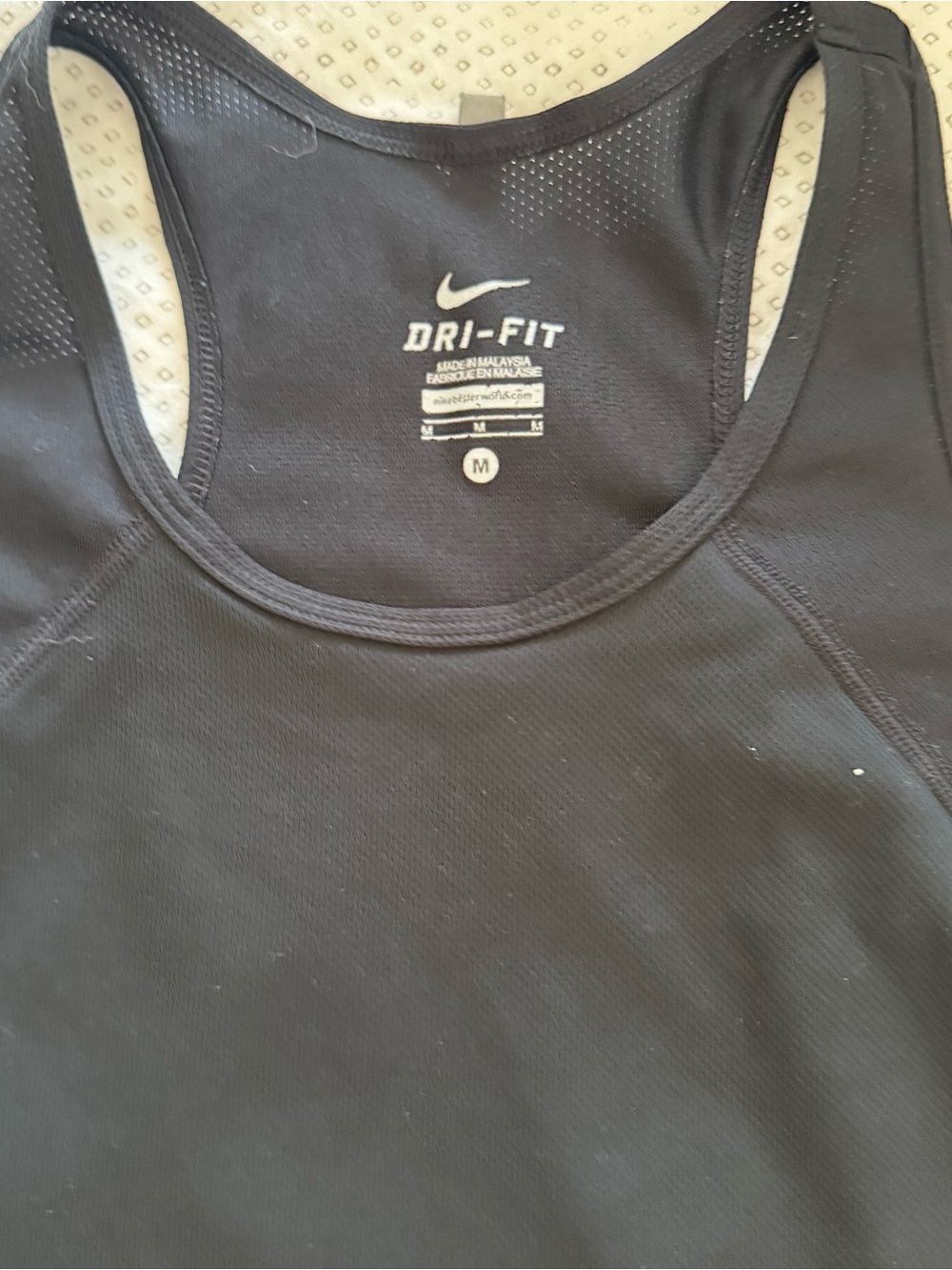 Nike Black Dri-FIT Racerback Tank - Picture 3 of 4